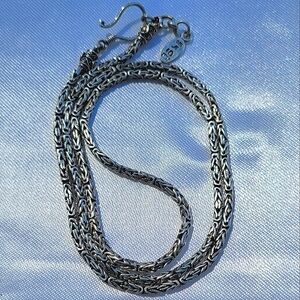 Robert Manse Bali Design 925 & 18K  necklace 10" long